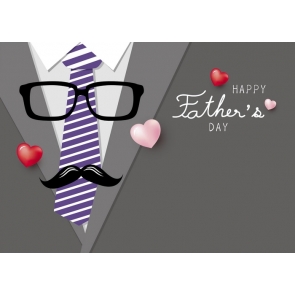 Business Suit Tie Background Happy Father's Day Backdrop