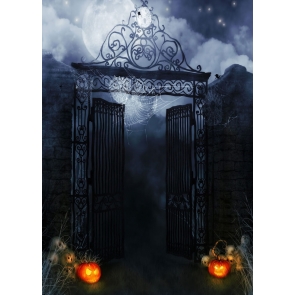 Fear Iron Gate Halloween Backdrop Stage Party Photography Background