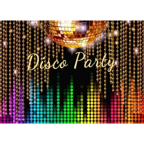 Sparkly Disco Ball Party Backdrop Photography Background Decoration Prop