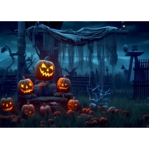 Pumpkin Party Halloween Backdrop Decorations Photography Background