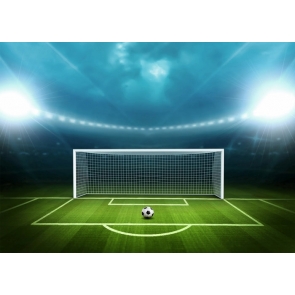 Football Goal Backdrop Playground Athletic Sports Field Party Event Photography Background