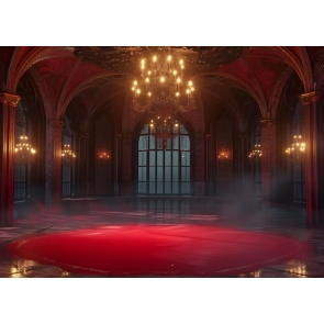Inside Castle ballroom Backdrop Studio Party Photography Background