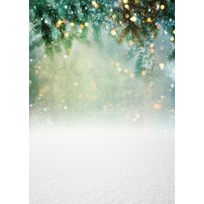 Glitter Bokeh Snowflake Christmas Party Backdrop Stage Photography Background