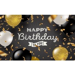 Balloon Theme Happy Birthday To You Backdrop Photography Background