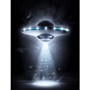 Flying Saucer UFO Backdrop Science Fiction Photography Background