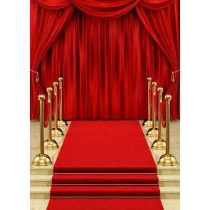 Vinyl Red Carpet Backdrop Stage Photography Background