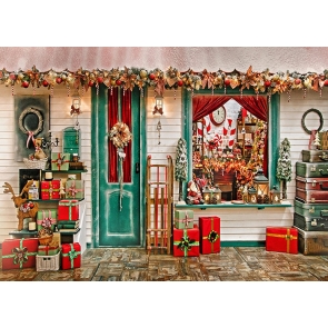 Christmas Store Background Christmas Backdrops For Stage