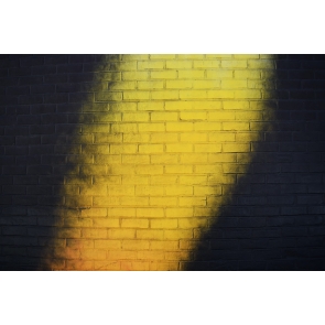 Yellow And Black Personalized Brick Wall Background Studio Photography Backdrop