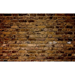 Brownish Yellow Vintage Wall Background Vinyl Brick Backdrops