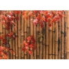Red Maple Leaves Bamboo Stick Backdrop Photo Booth Studio Photography Background Decoration Prop 