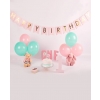 Baby Girl First 1 Year Old Happy 1st Birthday Party Backdrop With Balloon Photography Background