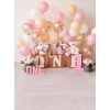 Baby First One Year Old 1st Happy Birthday Party Backdrop With Balloon Photography Background Prop