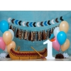 Simple First 1st Happy Birthday Banner Backdrop Cake Smash Decoration Prop Photography Background